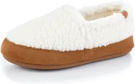 Acorn Womens Moc Slippers with Comfortable Cloud-Like Feel, Soft and Cozy Uppers and Non-Slip Sole