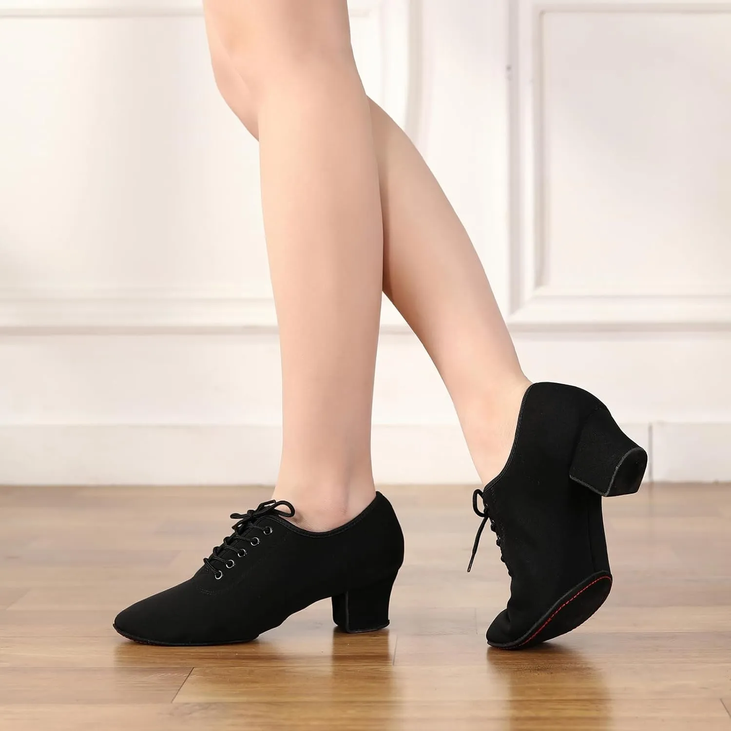 AOQUNFS Women's Latin Dance Shoes Ballroom Salsa Split-Sole Rhythm Teaching Professional Practice Dancing Shoes