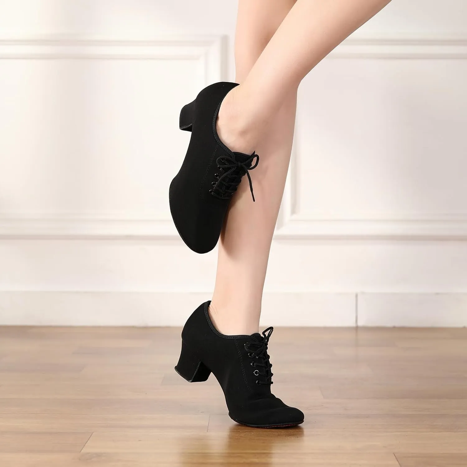 AOQUNFS Women's Latin Dance Shoes Ballroom Salsa Split-Sole Rhythm Teaching Professional Practice Dancing Shoes