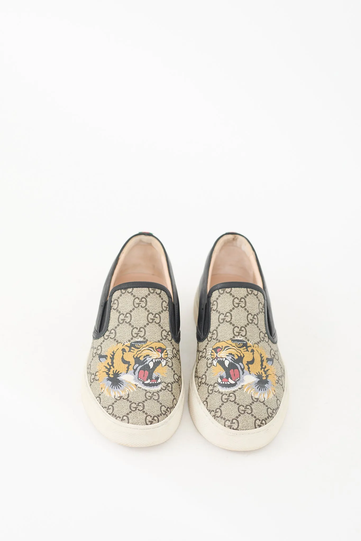 Beige & Multicolour GG Supreme Guccissima Printed Sneaker