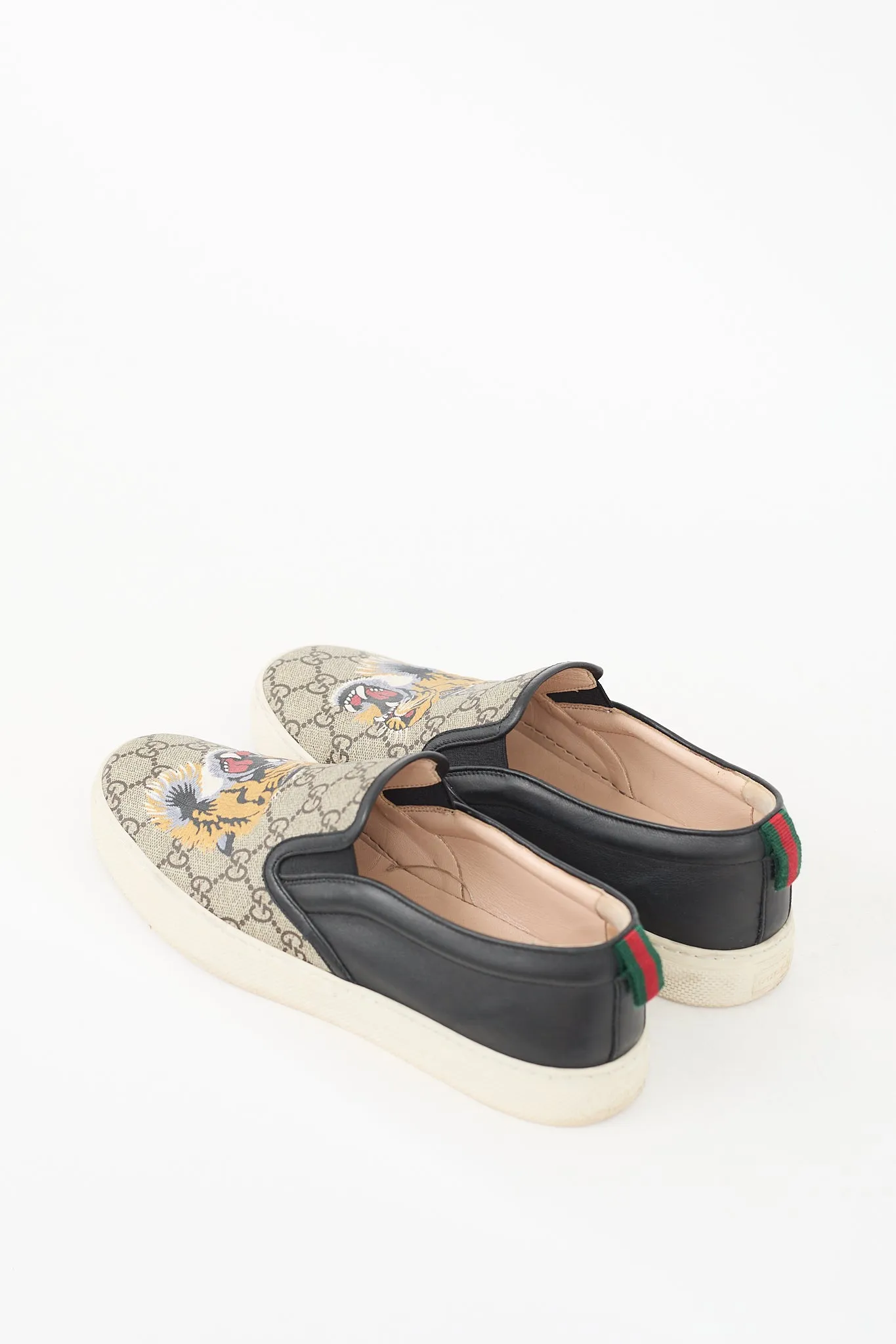 Beige & Multicolour GG Supreme Guccissima Printed Sneaker