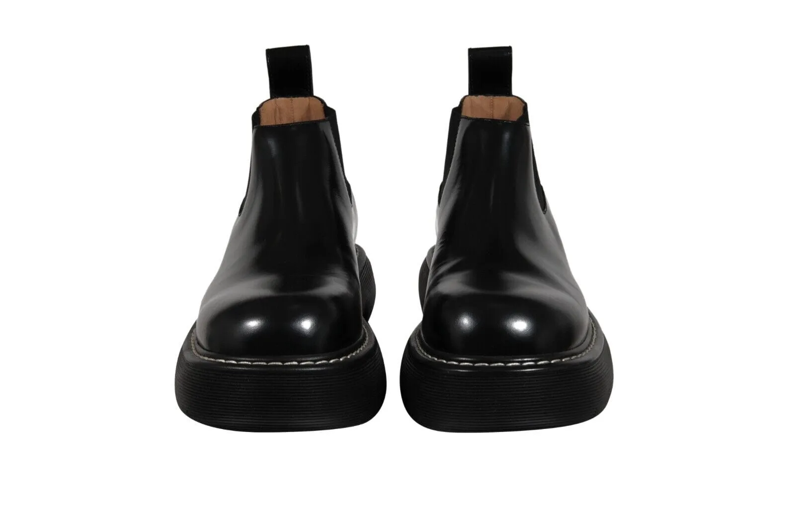 Bounce Swell Ankle Chelsea Boots Black Derby Chunky