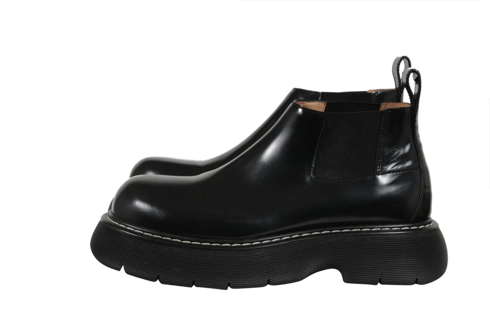 Bounce Swell Ankle Chelsea Boots Black Derby Chunky