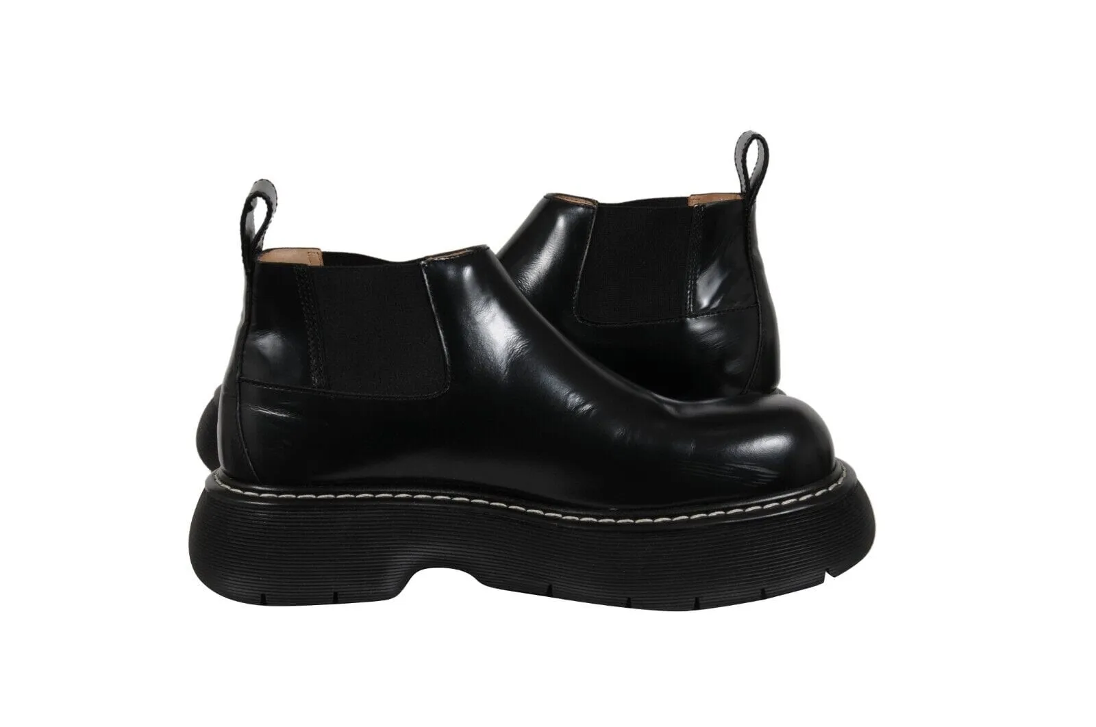 Bounce Swell Ankle Chelsea Boots Black Derby Chunky