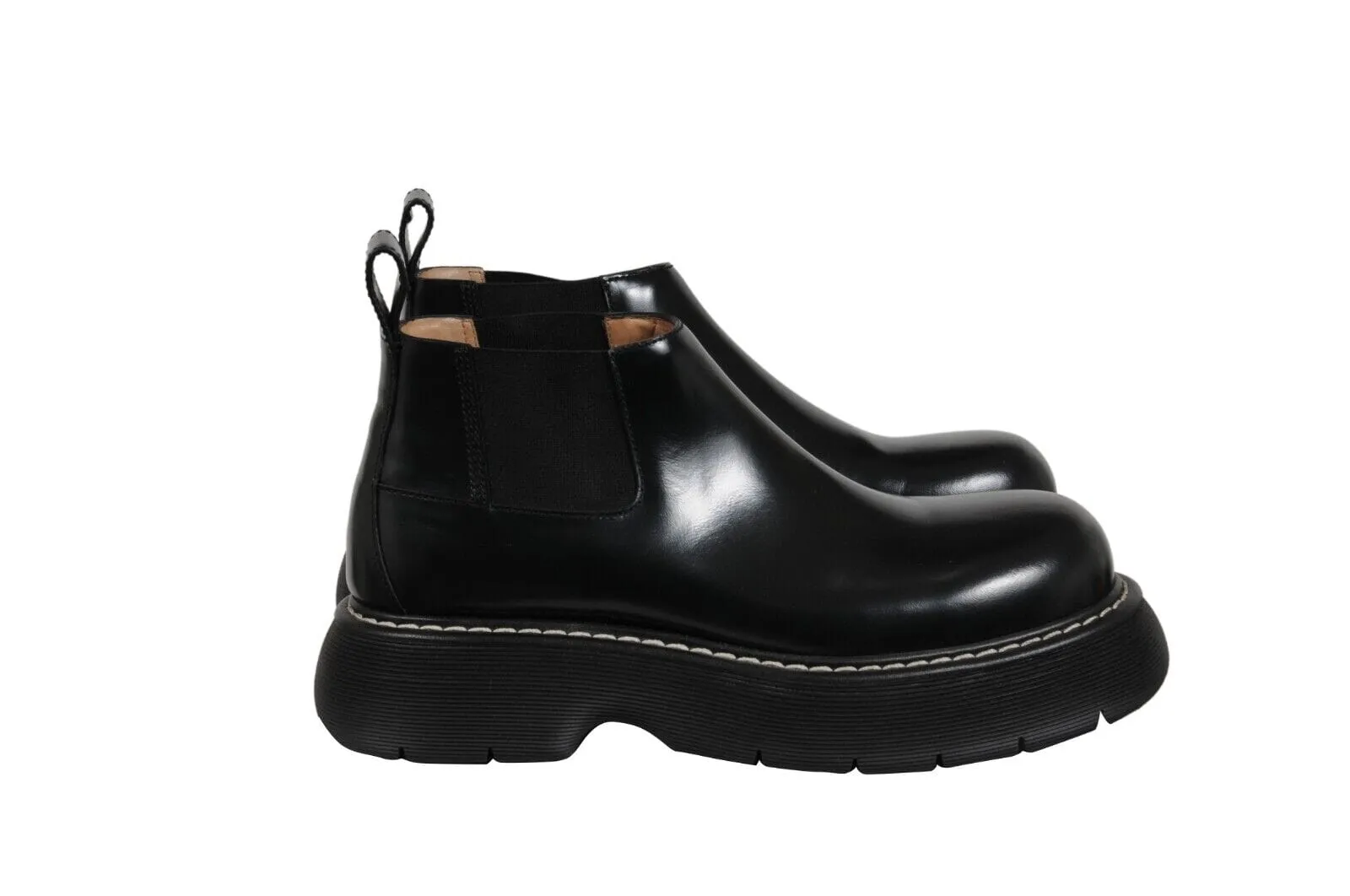Bounce Swell Ankle Chelsea Boots Black Derby Chunky