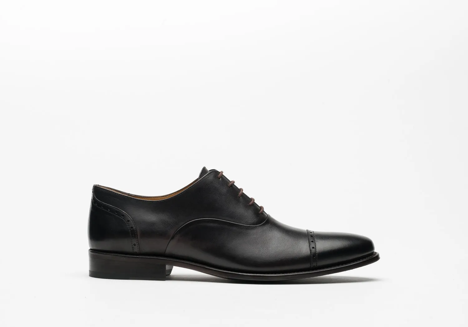 Cap-toe Oxford Brown