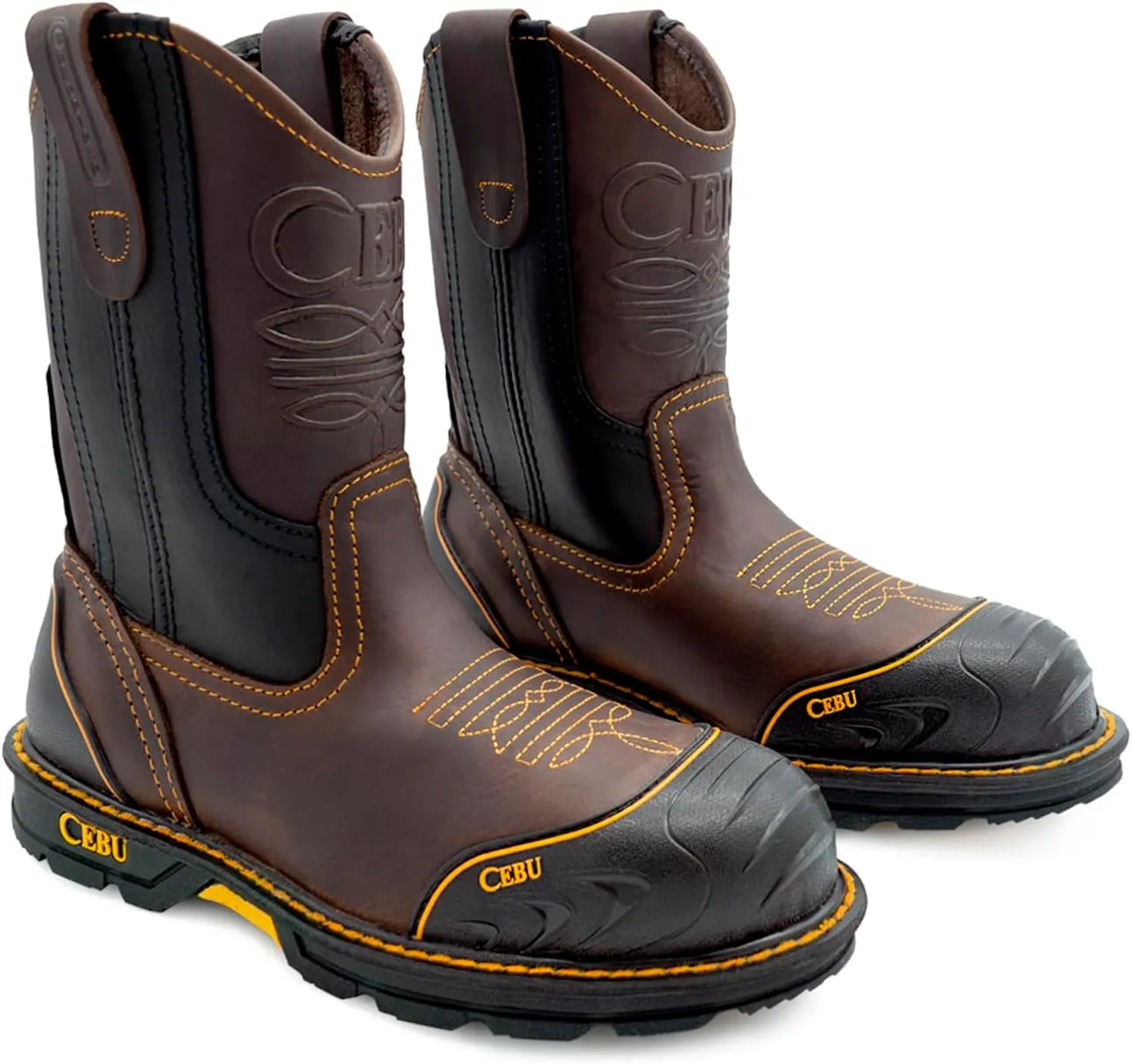 CEBU | Farmer Boots | Work Boots for Men | Handcrafted | Shark Shield Technology | For Professional Jobs