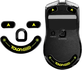 Curved Edges Ultra Strong Glass Mouse Feet Skates Compatible with Razer Viper V2 Pro Gaming Mouse Feet Replacement,Super Smooth Glide Fast and Durable Sole