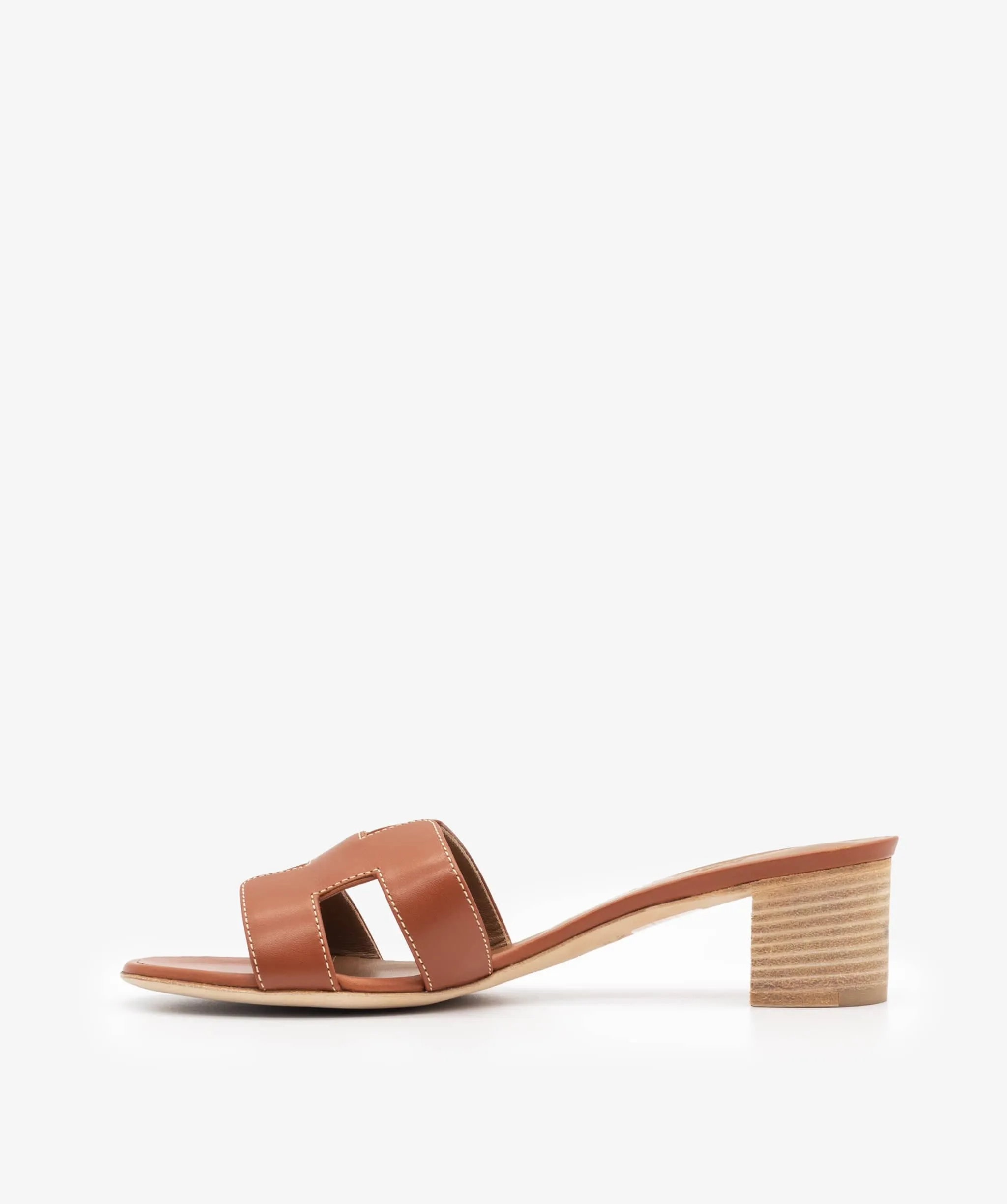 Hermes Oasis Sandals Gold Size 37.5 - 01DUB100