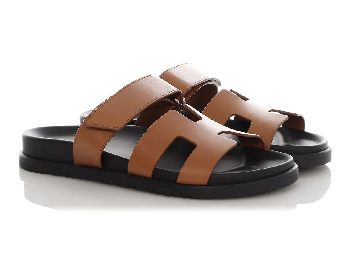 Hermès Naturel Chypre Sandals