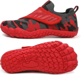 KUBUA Kids Hiking Water Shoes Boys Girls Barefoot Shoes Multifunctional Tennis Sneakers Toddler Little Big Kid
