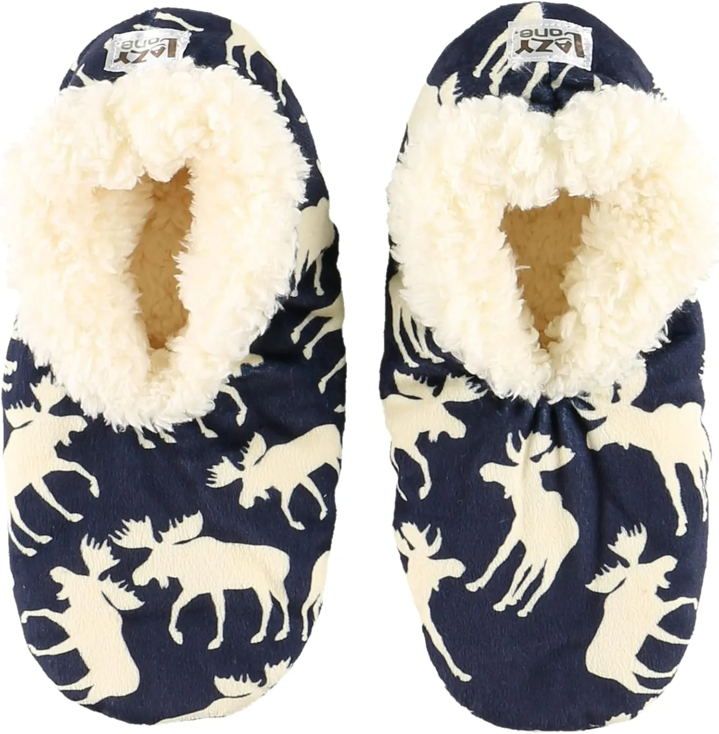 Lazy One Fuzzy Feet Slipper Socks for Women, Cute Fleece-Lined House Slippers, Non-Skid Slipper Socks