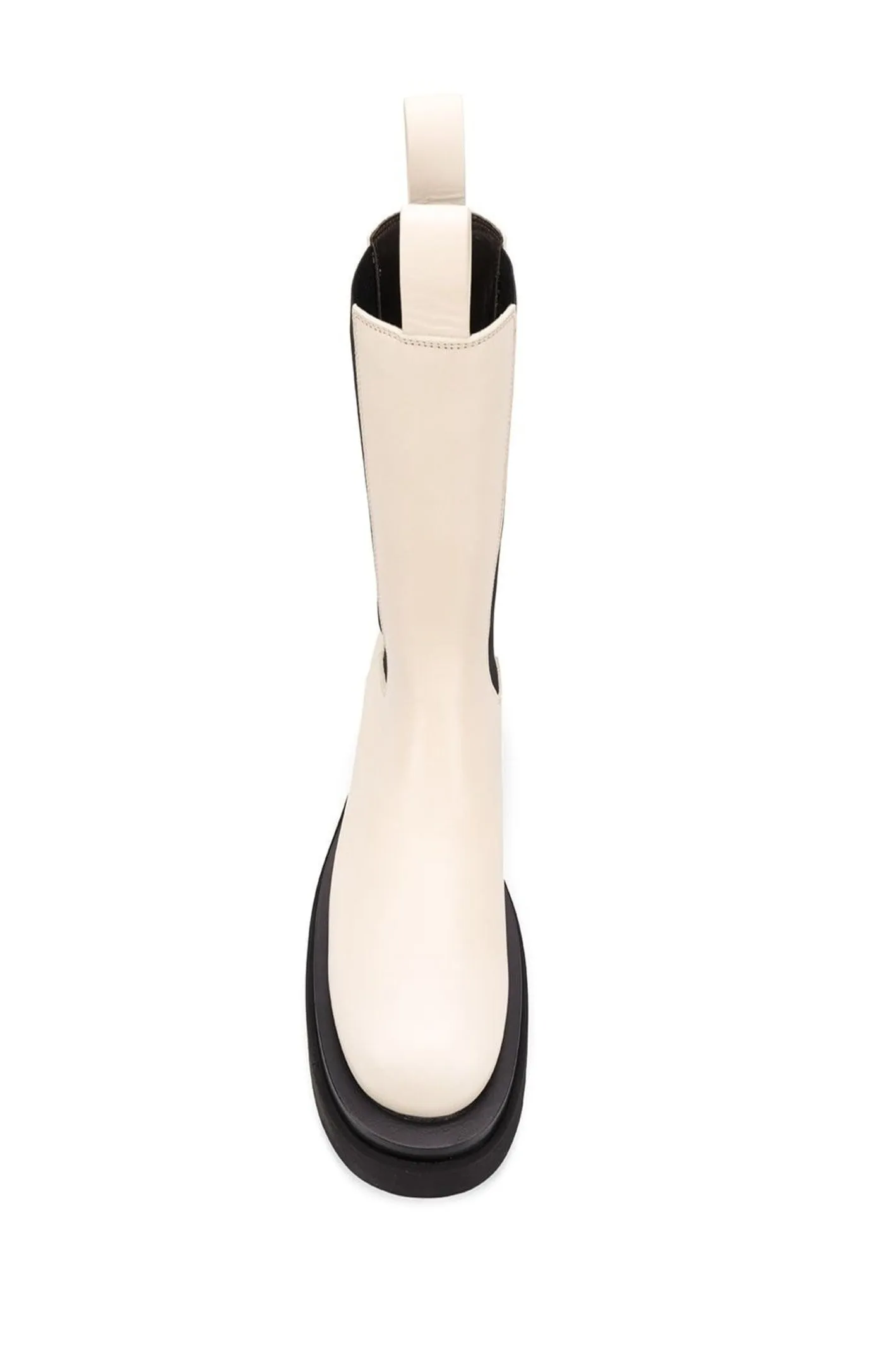 Lug leather boots