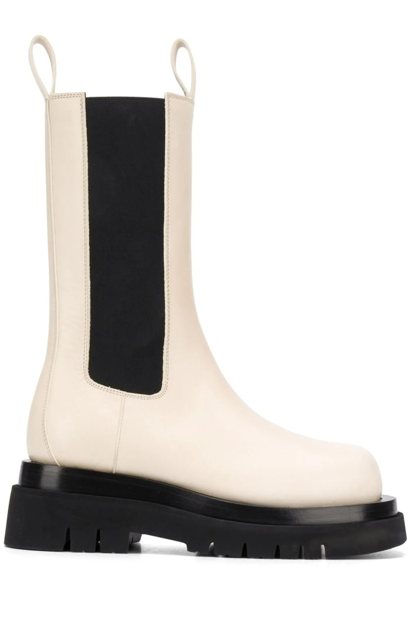 Lug leather boots