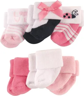 Luvable Friends Unisex Baby Newborn and Baby Socks Set