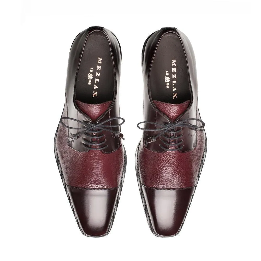 Mezlan Soka Burgundy Cap Toe Shoes