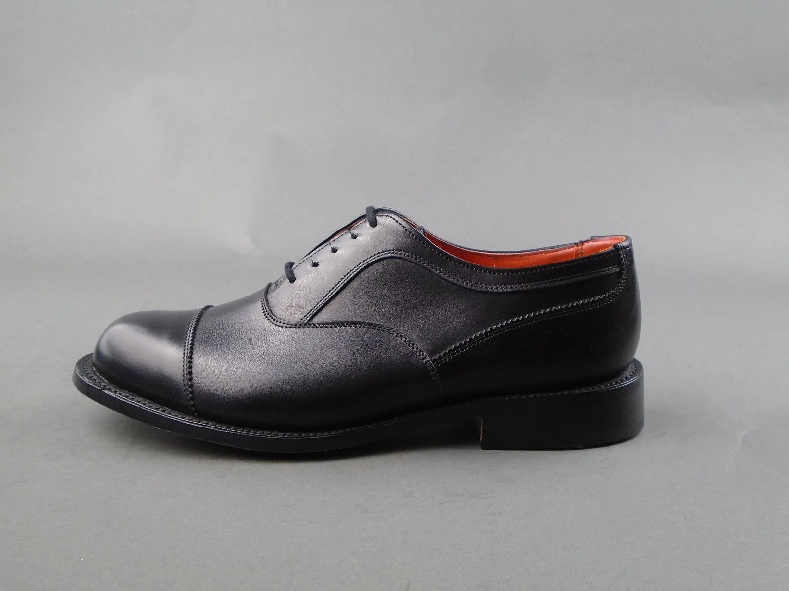 Natalie Black Toe Cap Oxfords 6 Fitting