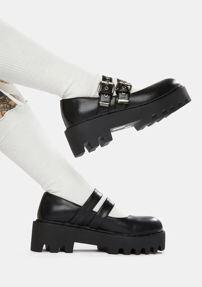 Night Sweetie Pie Platform Mary Janes