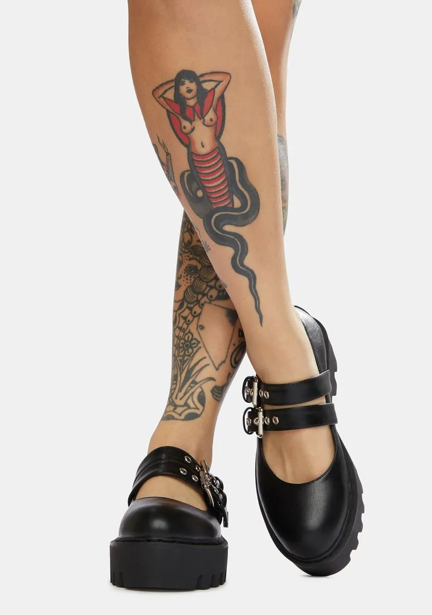 Night Sweetie Pie Platform Mary Janes