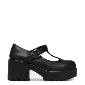 SAI Black Mary Jane Shoes 'Faux Leather Edition'