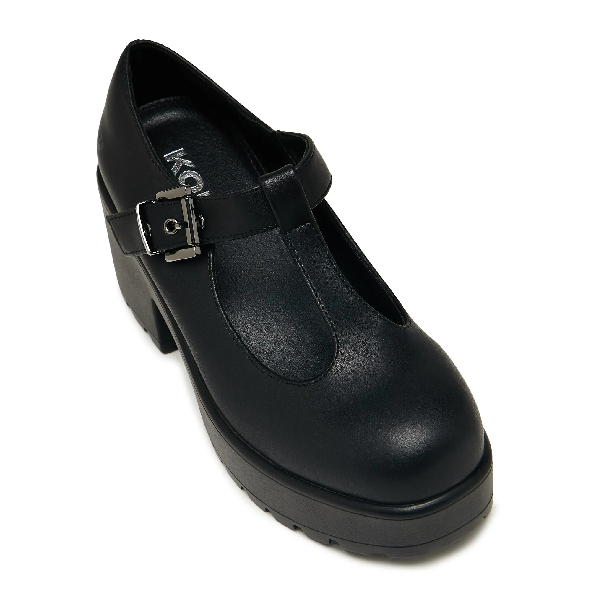 SAI Black Mary Jane Shoes 'Faux Leather Edition'