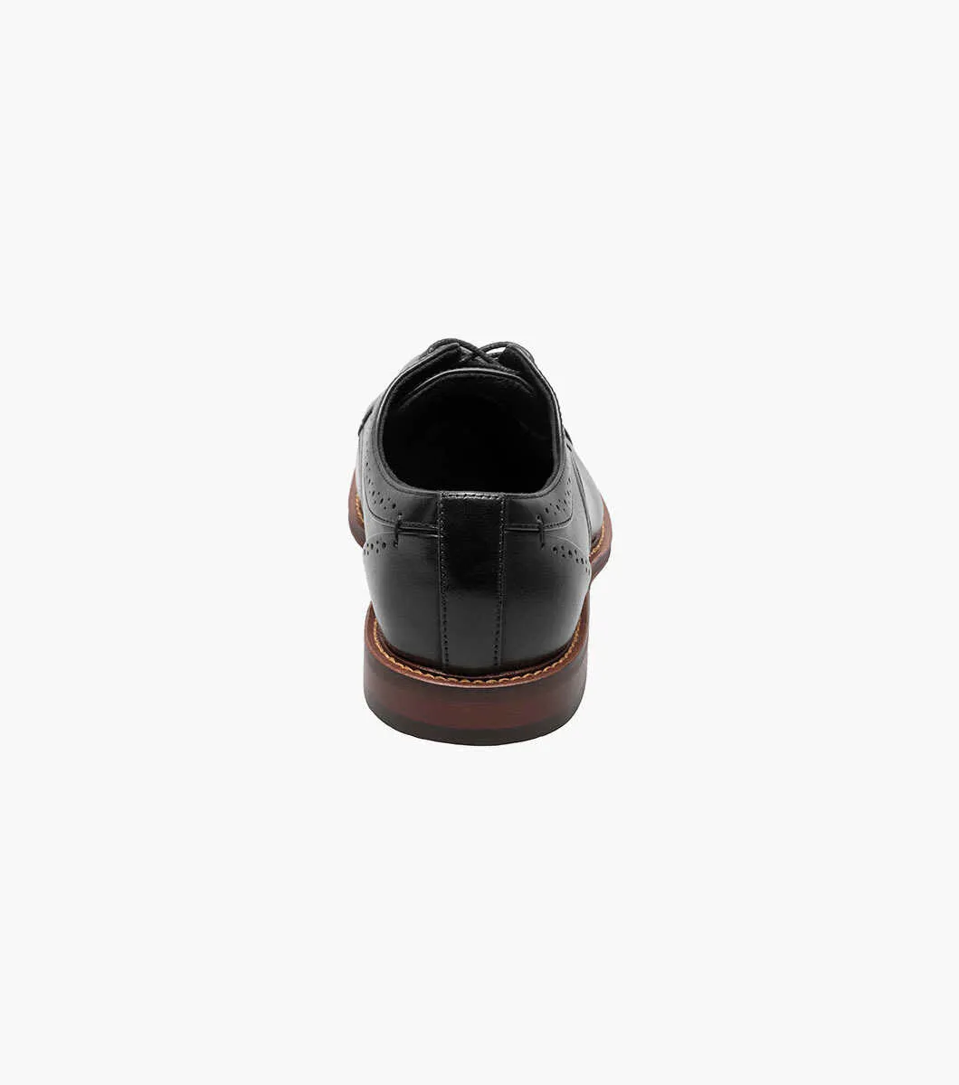 Stacy Adams Black Maddox Cap Toe Oxford Shoes