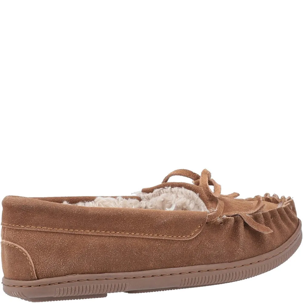Tan Addy Suede Slippers