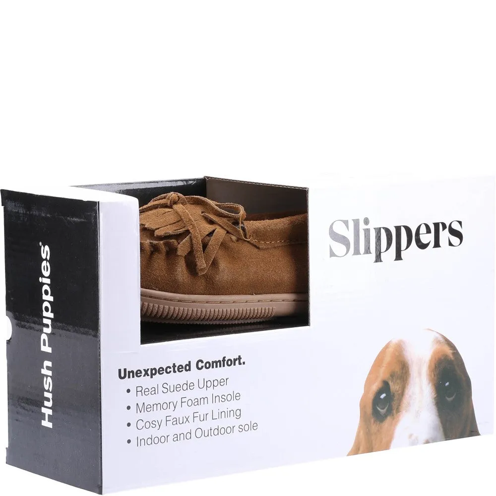 Tan Addy Suede Slippers