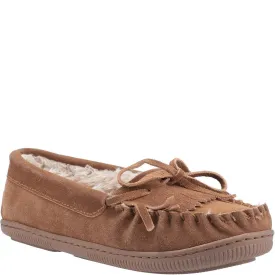 Tan Addy Suede Slippers