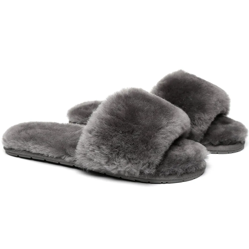 TARRAMARRA® Women Nala Fashion Sheepskin Fluffy Slides