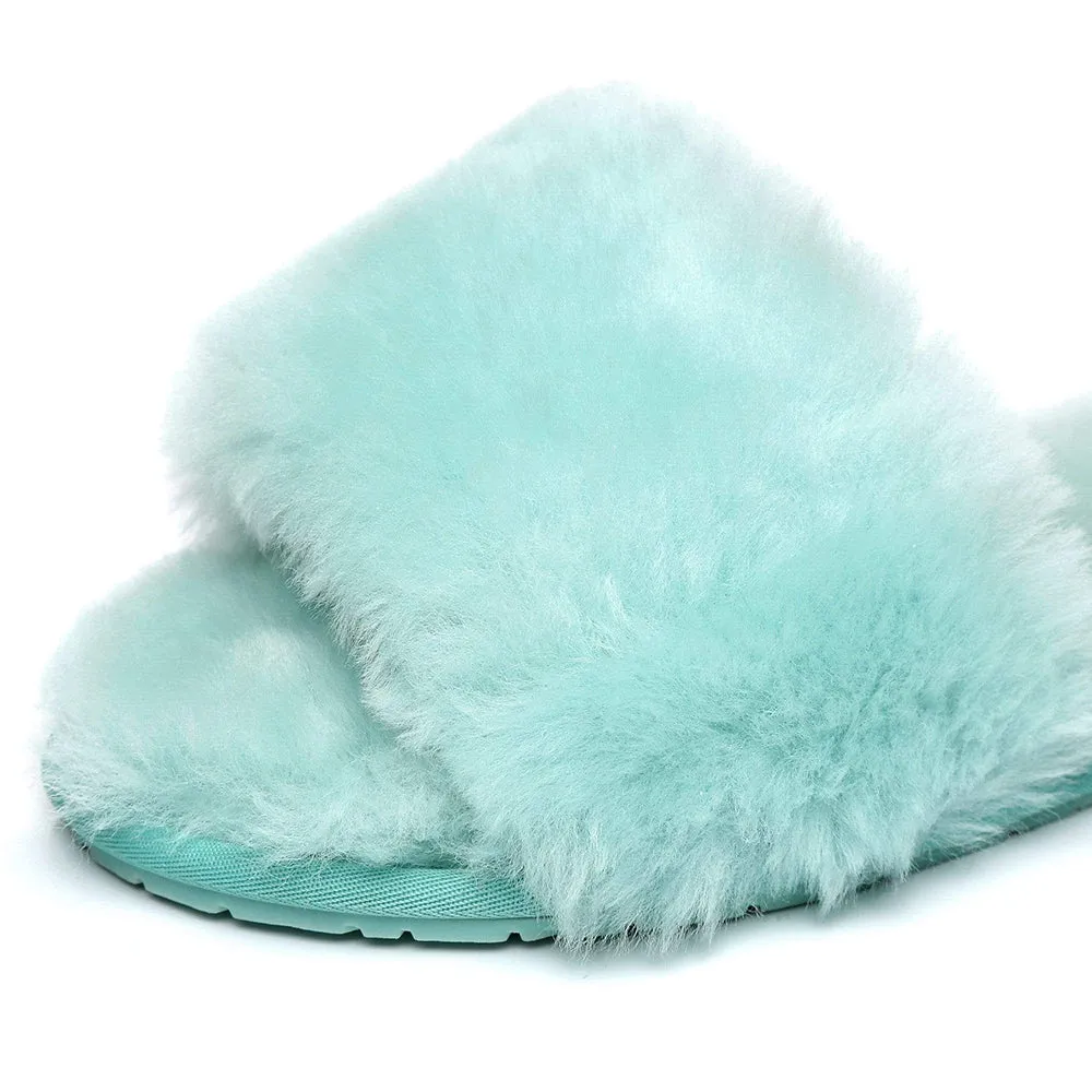 TARRAMARRA® Women Nala Fashion Sheepskin Fluffy Slides