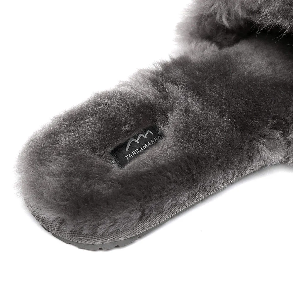 TARRAMARRA® Women Nala Fashion Sheepskin Fluffy Slides