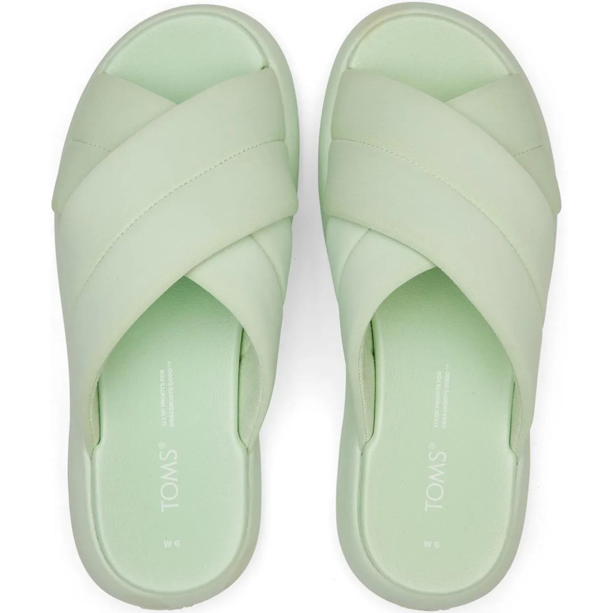 Toms Mallow Crossover Slide Slippers