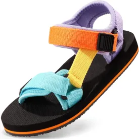 Unisex-Child Big Kids Sandals Adjustable Straps Slip on Athletic Sandals Outdoor Casual Shoes