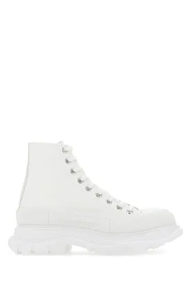 White canvas Canvas Sack sneakers