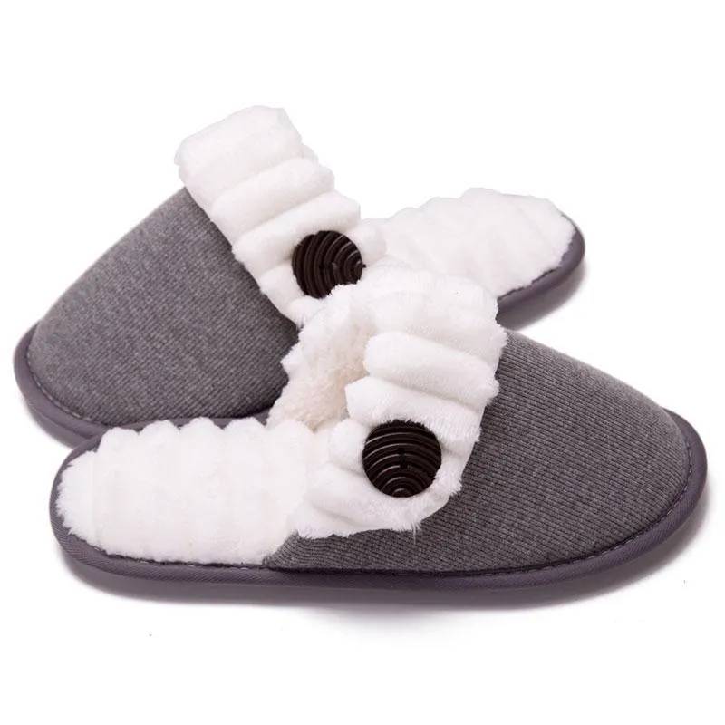 Women Plus Cashmere Knitted Slippers