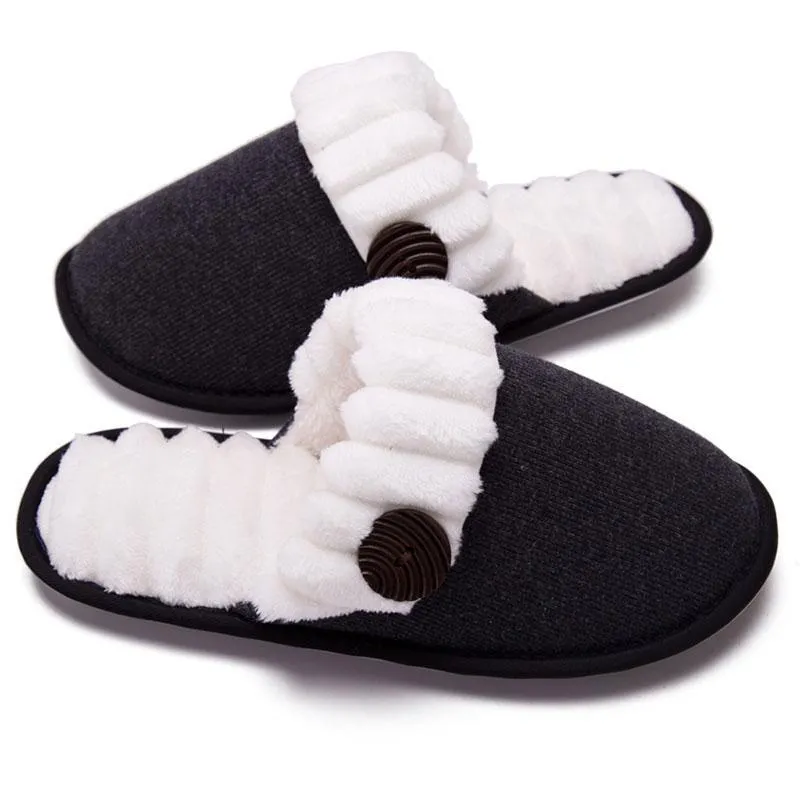 Women Plus Cashmere Knitted Slippers
