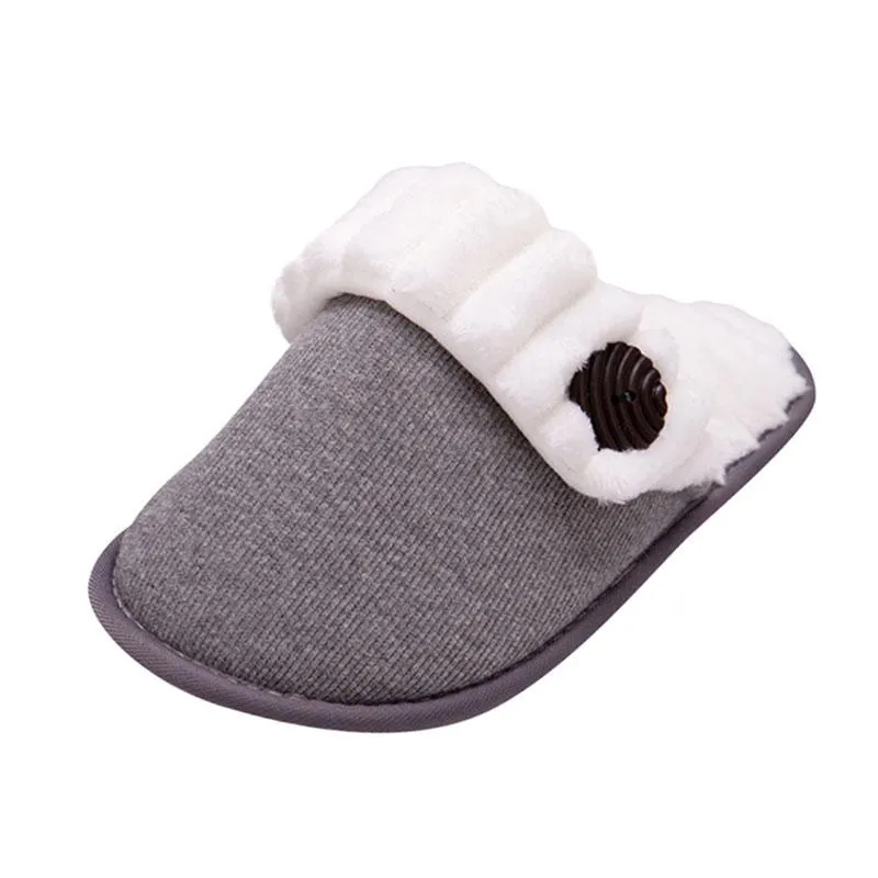 Women Plus Cashmere Knitted Slippers