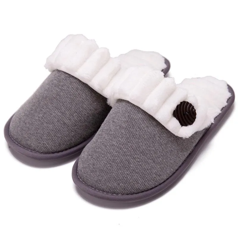 Women Plus Cashmere Knitted Slippers