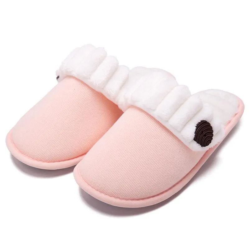 Women Plus Cashmere Knitted Slippers